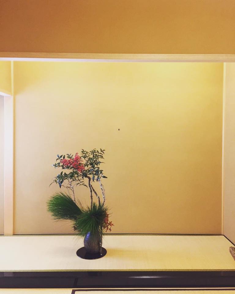 正月 ご自宅床の間への生け込み 札幌 花屋 花たく Hanataku アレンジメント Flower Arrangement