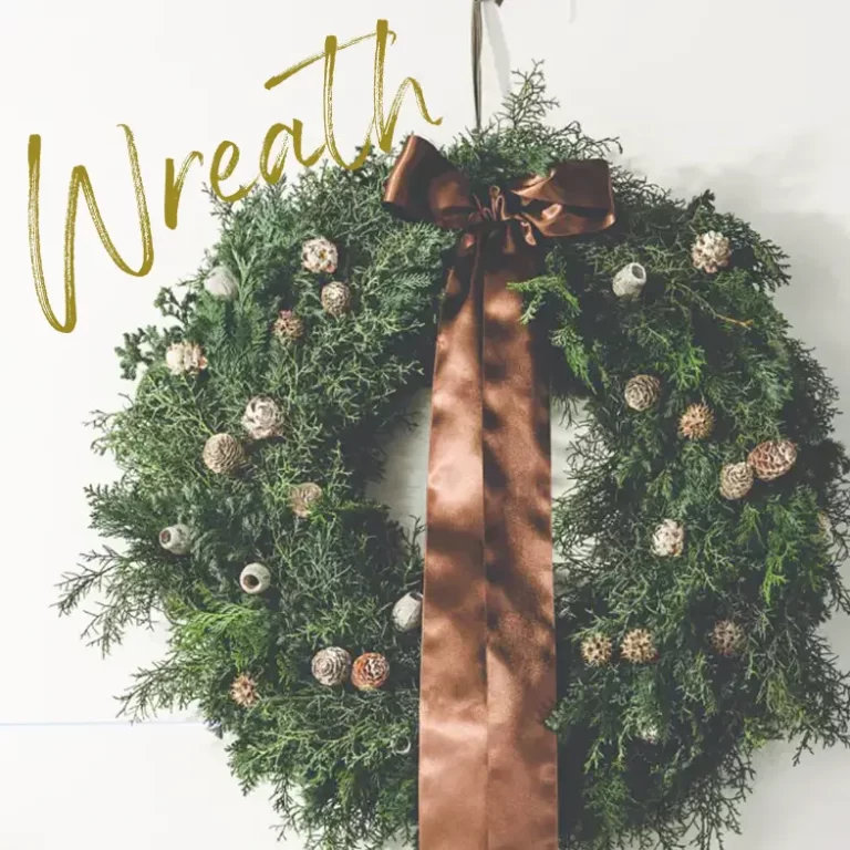 クリスマスリース作り ワークショップイメージ